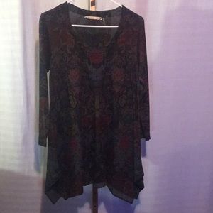 Mid length long sleeve dress